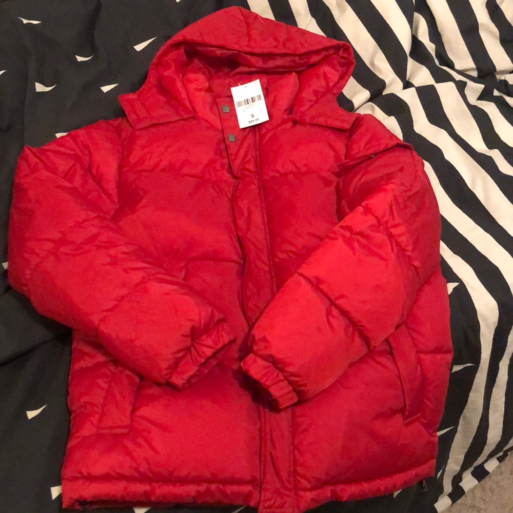 Red Puffer Jacket (Men’s Size S)